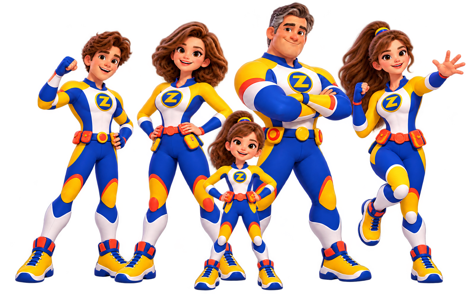 Η οικογένεια ηρώων Z Team της JoyToy Education
